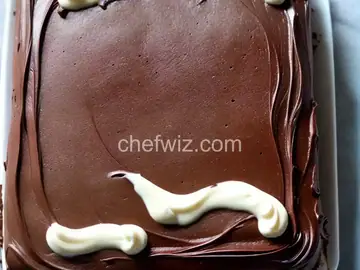 Easy Sheet Cake With Chocolate-Cream Cheese Frosting