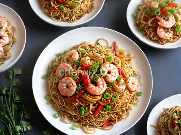 Easy Shrimp Chow Mein