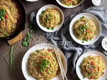 Easy Singapore Rice Noodles