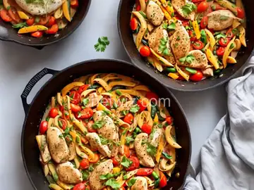 Easy Skillet Chicken Primavera