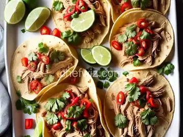 Easy Slow Cooker Chicken Tacos