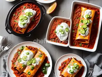 Easy Slow Cooker Enchiladas