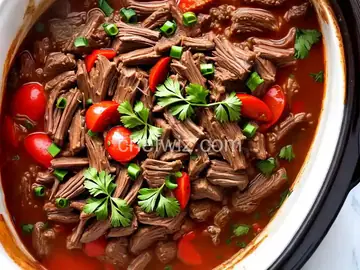 Easy Slow Cooker Italian Beef