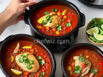 Easy Slow Cooker Santa Fe Chicken