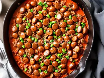 Easy Smoked Sausage Skillet