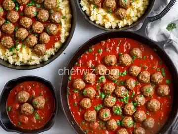 Easy Swedish Meatballs and Smashed Potatoes Recipe