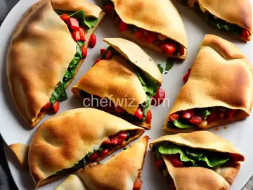 Easy Vegetarian Calzones