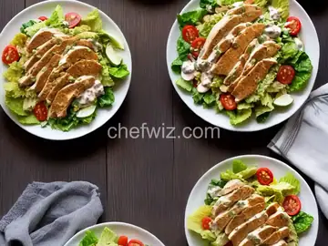 Easy and Fast Cajun Chicken Caesar Salad