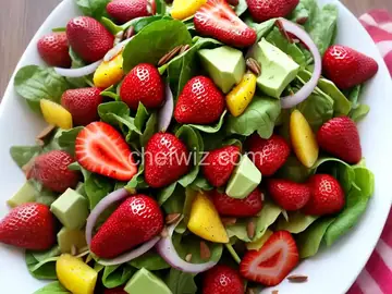 Easy and Quick Strawberry Summer Salad