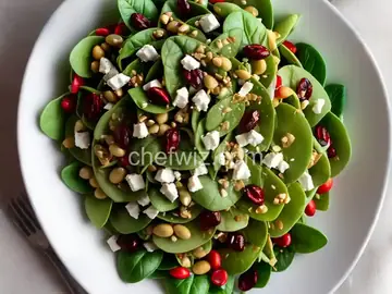 Edamame Salad with Cranberries, Feta, and Basil