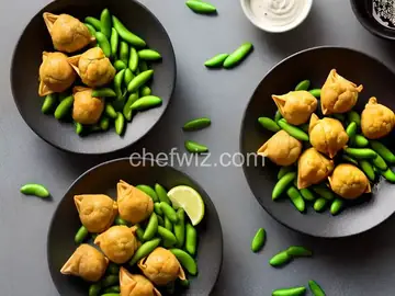 Edamame-Stuffed Wontons