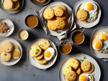 Egg Gravy and Biscuits