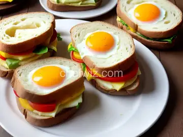 Egg and Potato Sandwiches