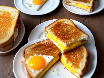 Egg-in-a-Hole Grilled Cheese Sandwich