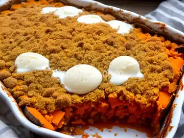 Eggless Sweet Potato Casserole