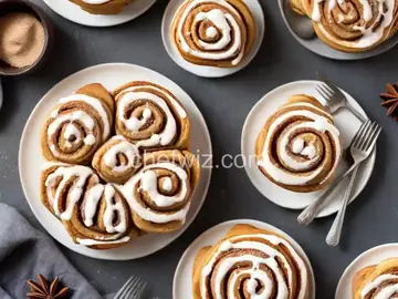 Eggnog Cinnamon Rolls