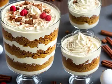 Eggnog Gingerbread Trifle