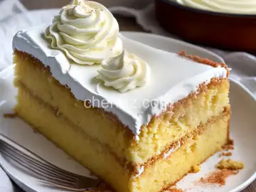 Eggnog Poke Cake