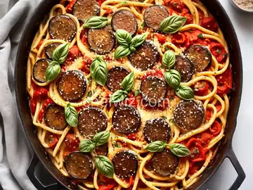 Eggplant Parm One-Pot Pasta