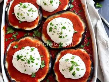 Eggplant Parmesan with Fresh Mozzarella