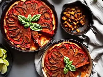 Eggplant Parmigiana Caponata
