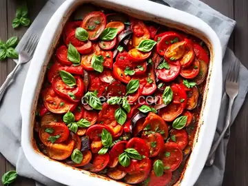 Eggplant Tomato Bake