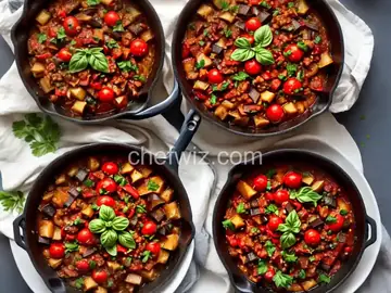 Eggplant and Tomato Caponata