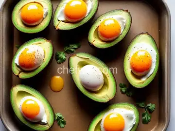 Eggs Baked in Avocado