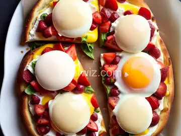 Eggs Benedict Breakfast Pizza
