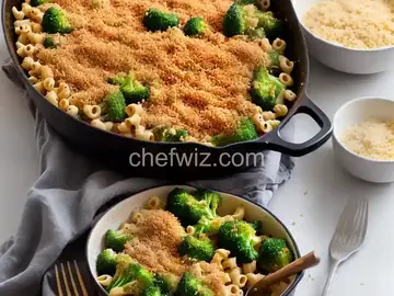 Elbow Macaroni with Crispy Breadcrumbs and Broccoli