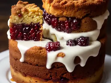 Elegant Southern Jam Cake