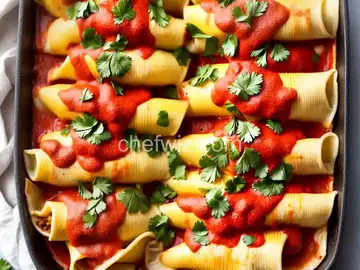 Enchilada Stuffed Shells