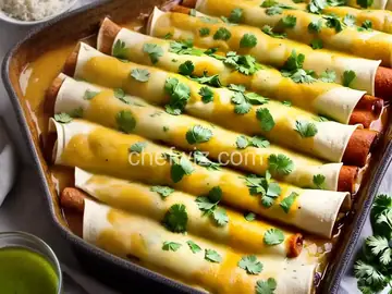 Enchiladas Verdes (Green Enchiladas)