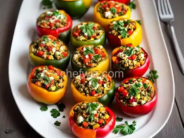 End of Summer Stuffed Vegetables