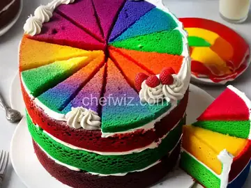 End of the Rainbow Cake