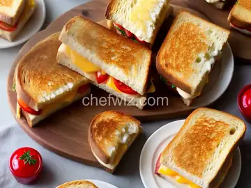 English Muffin Grilled Cheese Sammies