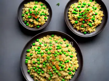 English Pea and Sweet Onion Risotto