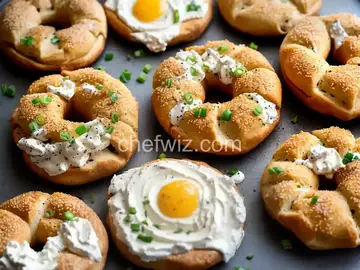 Everything Bagel Chaffle with Smoked Salmon Cream Cheese