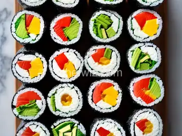 Everything Bagel Sushi Rolls