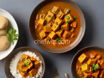 Ewedu and palmoil stew with amala
