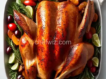 Expertly Spiced and Glazed Roast Turkey