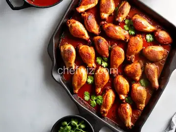 Extra-Saucy Baked Chicken Wings
