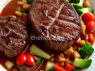 Eye of Round Steak and Ketchup