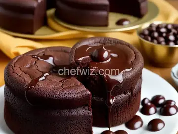 Fallen Chocolate Souffle Mini Cakes