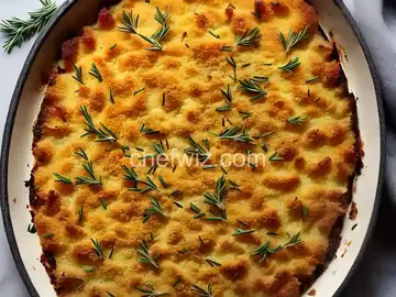 Fancy Crusted Rosemary Scalloped Potatoes