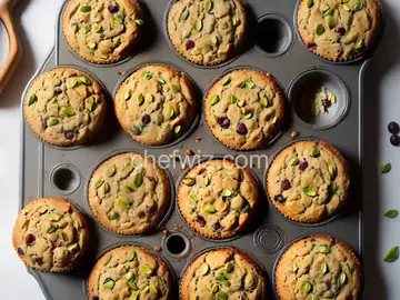 Farm Fresh Zucchini Cranberry Nut Muffins