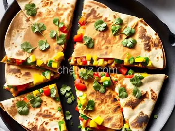 Farmer's Market Vegetarian Quesadillas