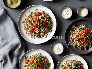 Farro Salad with Tomatoes and Herbs