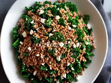 Farro and Kale Salad