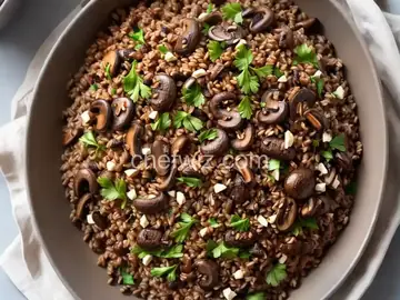 Farro with Wild Mushrooms